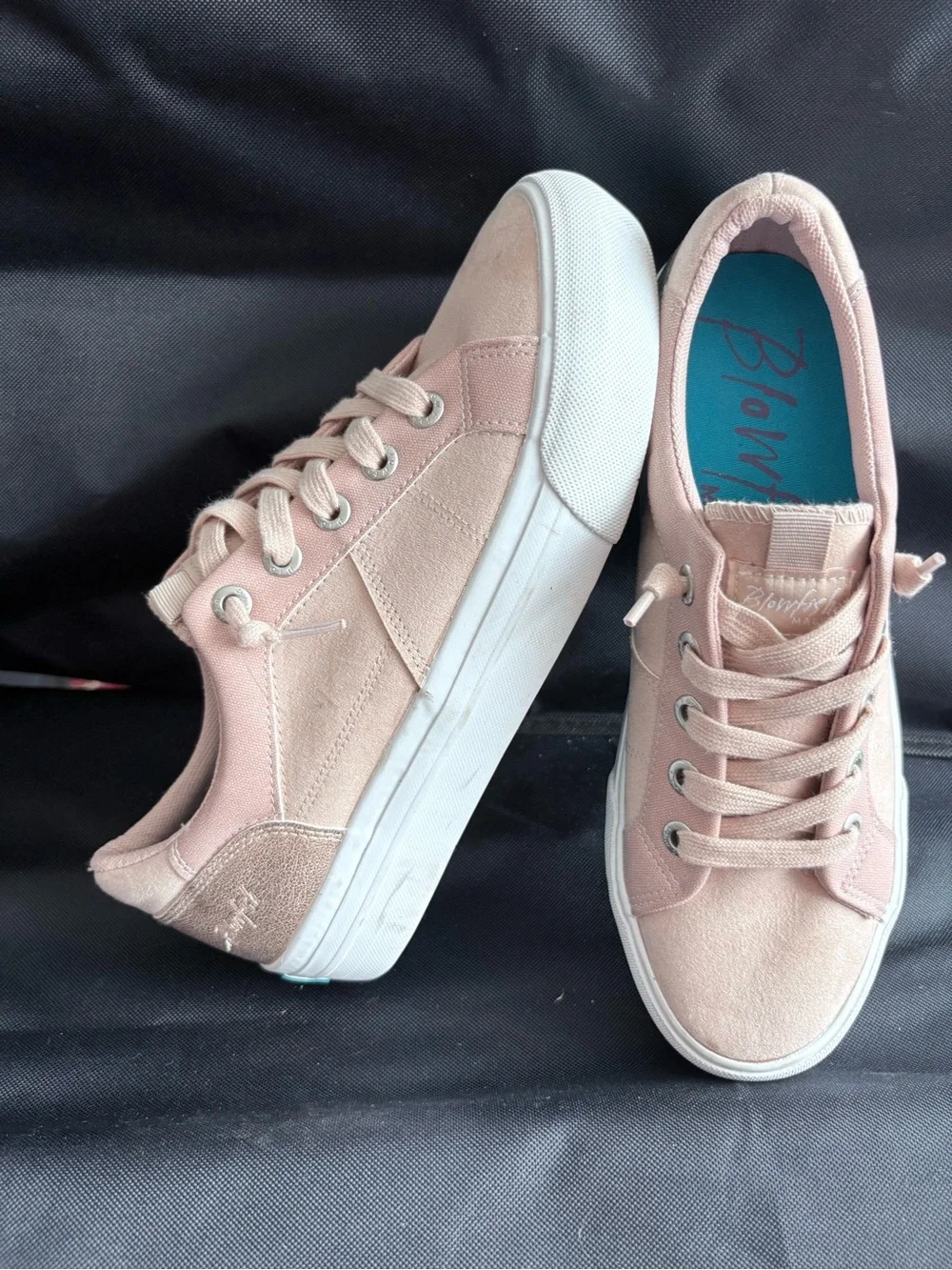 Casual Women's Pink Platform Sneakers - blowfish Malibu